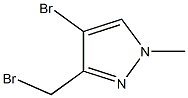 4-bromo-3-(bromomethyl)-1-methyl-1H-pyrazole Structure