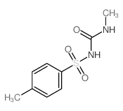 3-Methyl-1-(4-methylphenyl)sulfonyl-urea Structure