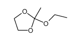 2-ethoxy-2-methyl-[1,3]dioxolane结构式