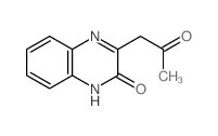 2(1H)-Quinoxalinone,3-(2-oxopropyl)-结构式