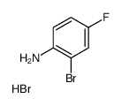 2-BROMO-4-FLUOROANILINE HYDROBROMIDE结构式
