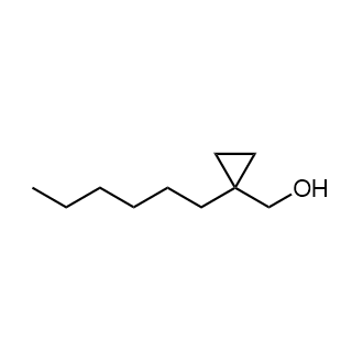 (1-己基环丙基)甲醇结构式