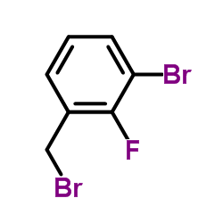 1-Bromo-3-(bromomethyl)-2-fluorobenzene Structure