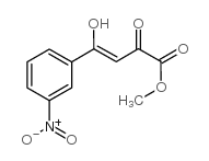 4-羟基-4-(3-硝基苯基)-2-氧代-3-丁烯酸甲酯结构式
