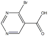 4-Bromo-5-pyrimidinecarboxylic acid Structure