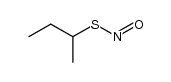 thionitrous acid S-sec-butyl ester Structure