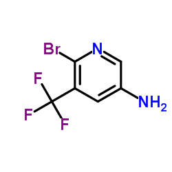 6-溴-5-(三氟甲基)吡啶-3-胺结构式