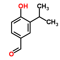 4-Hydroxy-3-isopropylbenzaldehyde结构式