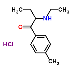 4-Methyl-α-ethylaminobutiophenone hydrochloride结构式