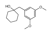 1-[(3,5-dimethoxyphenyl)methyl]cyclohexan-1-ol Structure