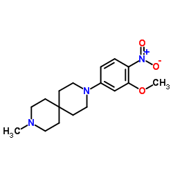 3-(3-甲氧基-4-硝基苯基)-9-甲基-3, 9-二氮杂螺[5.5]十一烷图片