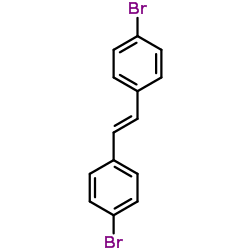 反式-4,4'-二溴二苯乙烯结构式