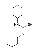 1-butyl-3-cyclohexylthiourea Structure