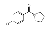 (4-氯苯甲酰基)吡咯烷结构式