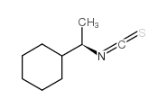 (R)-(-)-1-环己烷乙基异硫氰酸酯结构式