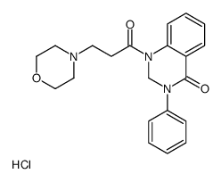 1-(3-morpholin-4-ylpropanoyl)-3-phenyl-2H-quinazolin-4-one,hydrochloride Structure