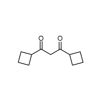1,3-二环丁基丙烷-1,3-二酮结构式