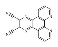 双吡嗪[2,3-f:2',3'-h]喹喔啉-2,3,6,7,10,11-六碳腈结构式