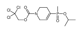 2,2,2-trichloroethyl 4-[methyl(propan-2-yloxy)phosphoryl]-3,6-dihydro-2H-pyridine-1-carboxylate结构式