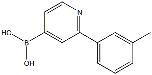2-(3-Tolyl)pyridine-4-boronic acid Structure
