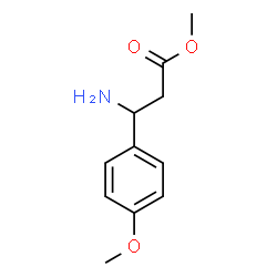 Methyl 3-amino-3-(4-methoxyphenyl)propanoate Structure