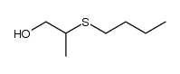 2-(1-butylthio)propan-1-ol结构式
