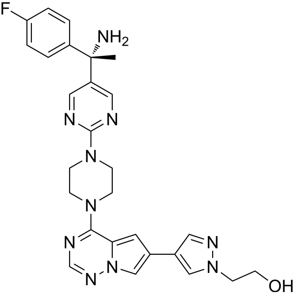 Elenestinib结构式