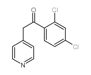 1-(2,4-二氯苯基)-2-吡啶-4-乙酮结构式