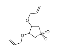 3,4-bis(prop-2-enoxy)thiolane 1,1-dioxide Structure