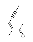 3-Hepten-5-yn-2-one, 3-methyl-, (3Z)- (9CI)结构式