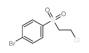 Benzene,1-bromo-4-[(2-chloroethyl)sulfonyl]-结构式