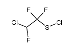 1,1,2-trifluoro-2-chloroethanesulfenyl chloride Structure