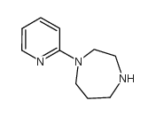 1-(2-吡啶基)六氢-1H-1,4-二氮杂卓结构式