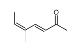 5-methylhepta-3,5-dien-2-one Structure