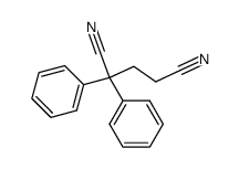 2,2-diphenyl-pentanedinitrile Structure