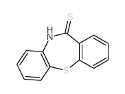 5H-benzo[b][1,4]benzothiazepine-6-thione结构式
