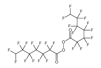 2,2,3,3,4,4,5,5,6,6,7,7-dodecafluoroheptanoyl 2,2,3,3,4,4,5,5,6,6,7,7-dodecafluoroheptaneperoxoate结构式