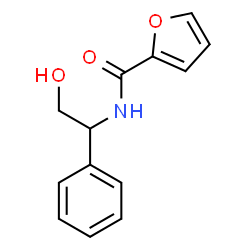 FURAN-2-CARBOXYLIC ACID (2-HYDROXY-1-PHENYL-ETHYL)-AMIDE Structure