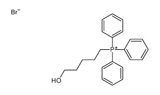 5-hydroxypentyl(triphenyl)phosphanium,bromide结构式