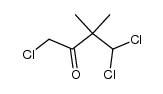 1,4,4-trichloro-3,3-dimethyl-butan-2-one Structure