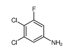 3,4-二氯-5-氟苯胺结构式