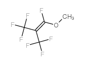 1-甲氧基(全氟基-2-甲基-1-丙烯)结构式