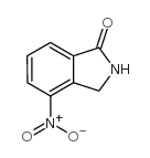 4-硝基-异吲哚啉-1-酮结构式
