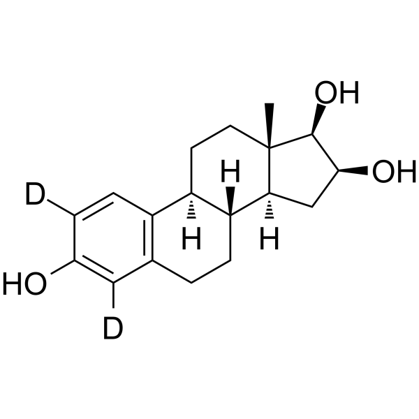 16b-Hydroxyestradiol Structure