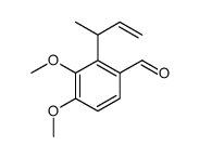 2-but-3-en-2-yl-3,4-dimethoxybenzaldehyde结构式