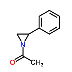 Aziridine, 1-acetyl-2-phenyl- (9CI)结构式