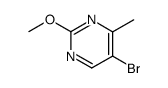 5-溴-2-甲氧基-4-甲基嘧啶结构式