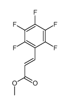 methyl 3-(2,3,4,5,6-pentafluorophenyl)prop-2-enoate Structure