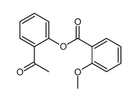 (2-acetylphenyl) 2-methoxybenzoate Structure