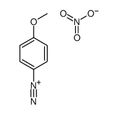 4-methoxybenzenediazonium,nitrate Structure